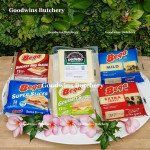 Cheese Bega Australia sliced cheese SMOKEY BBQ chilled 12pcs 200g